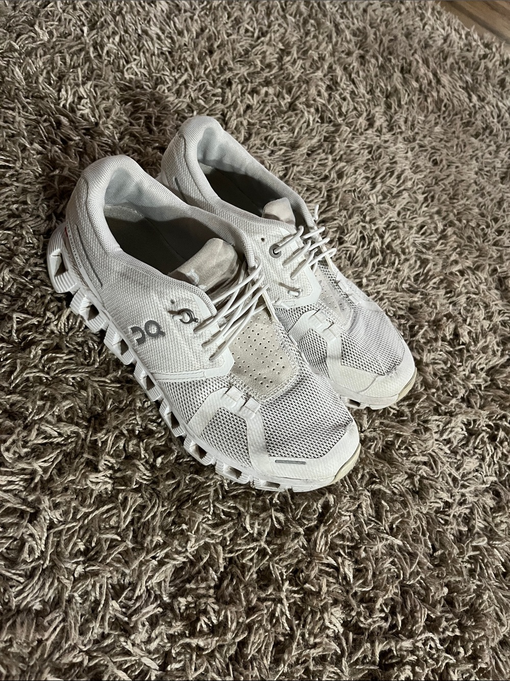 On Running Women’s Cloud Athletic Sneakers in White